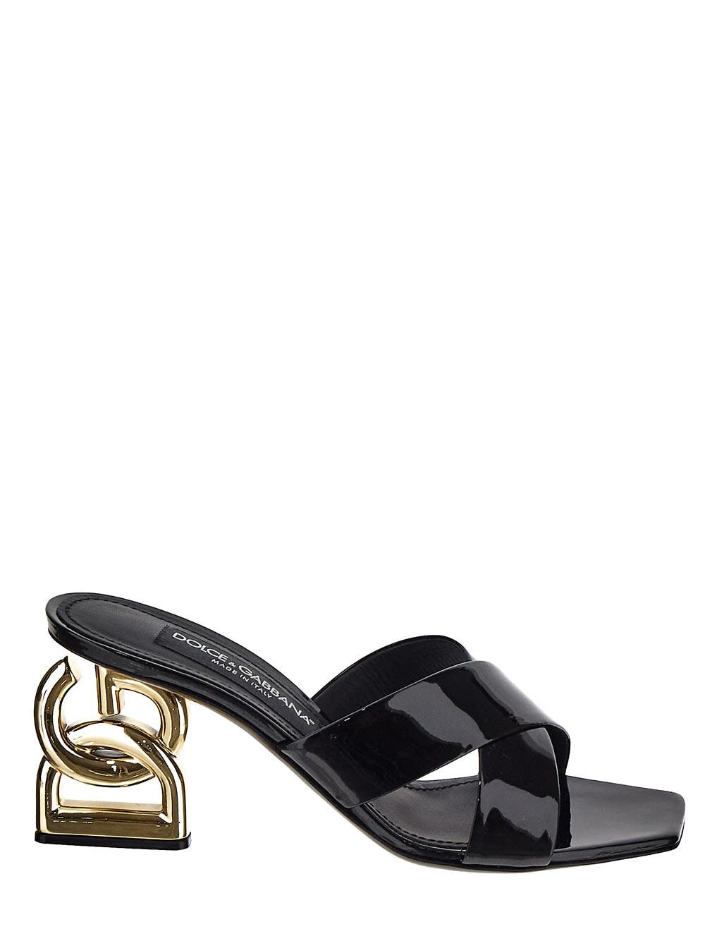 Dolce & Gabbana Logo Mule In Black